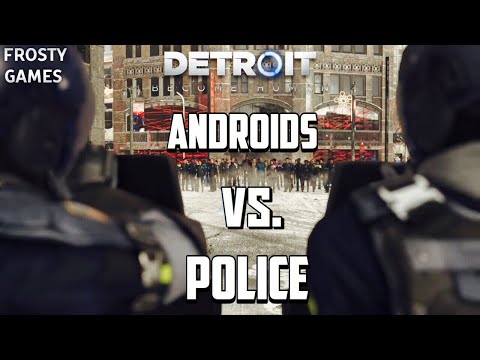 Detroit: Become Human Freedom March Confrontation