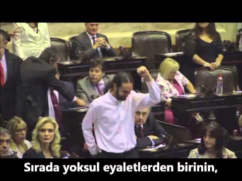 Arjantin meclisinde sosyalizm için yemin ettiler!
