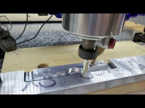 Shapeoko 3 with upgraded HDZ cutting aluminum.