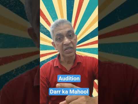 Sandip V Pednekar Audition for 