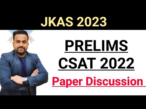 JKAS Recruitment 2023 || Previous year prelims Paper Discussion @CareerSuccessjandK