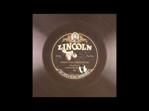 Nobody Ever Cried Over Me - Lane's Dance Orchestra