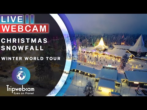Christmas Snowfall Live Cams – World Tour | Winter Wonderland & Ski Resorts