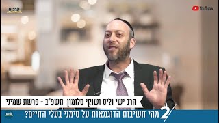 שלוש דקות על פרשת שמיני - הרב ישי וליס ושוקי סלומון |  Rabbi Yishai Walis & Shuki Salomon