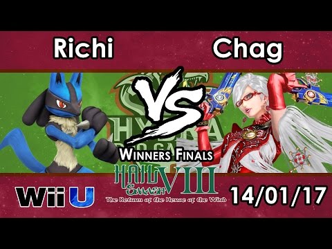 Hail Smash VIII - SF | Richi (Lucario) Vs. Chag (Bayonetta) - Winners Finals - Smash 4