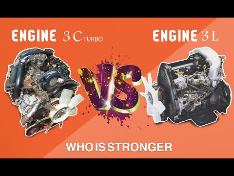 Comparison of diesel engines 3C and 3L