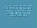Relient K -This Week The Trend with lyrics