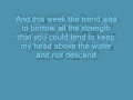 Relient K -This Week The Trend with lyrics