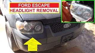 2001-2004 Ford Escape Headlight Guide: Fixing Haze, Moisture, and Dim