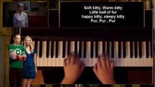 Big Bang Theory - Soft Kitty, Piano