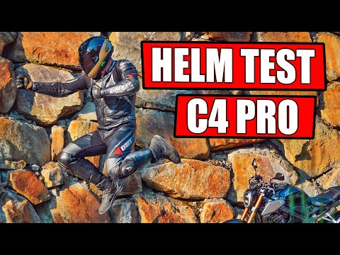 SCHUBERTH C4 PRO motorcycle helmet test 2019