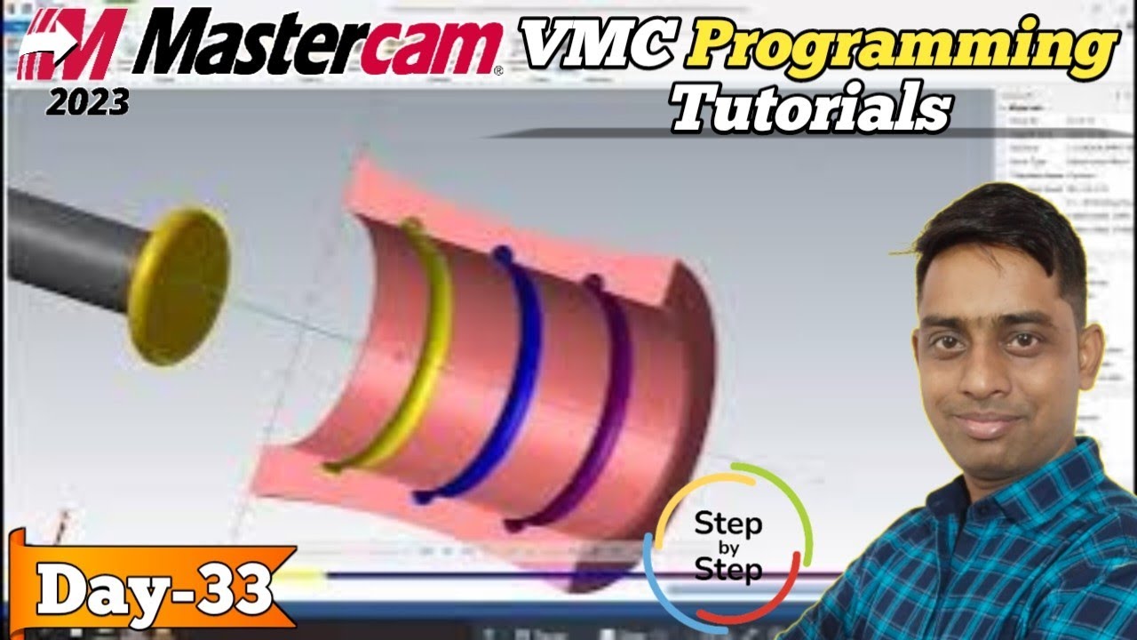 Mastercam 2024 Tutorial: Undercut Groove Programming Step-by-Step - CNC Machining #mastercam