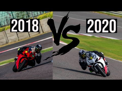 Old Panigale V4 (2018) VS New Panigale V4 (2020) || Ducati Panigale V4 Onboard Racing