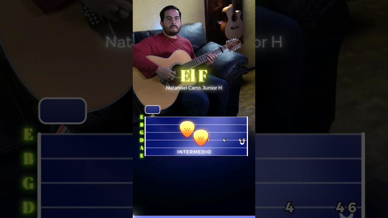 El F ! Natanael Cano Junior H Tutorial Requinto Tabs #regionalmexicano #corridostumbados