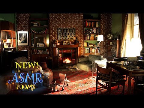 Sherlock Inspired Ambience - 221B Baker St. ASMR | Violin, Fire ...