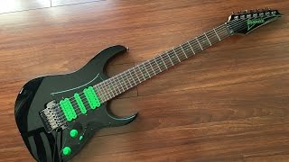Video thumbnail for UNBIASED GEAR REVIEW - Ibanez UV70P Universe 7-string Green Dot Reissue by ArnoldPlaysGuitar