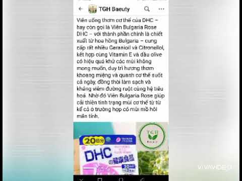 Viên uống thơm cơ thể DHC