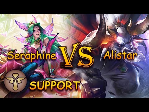 Seraphine vs Alistar | Support | Full game | League of Legends - patch 13.14