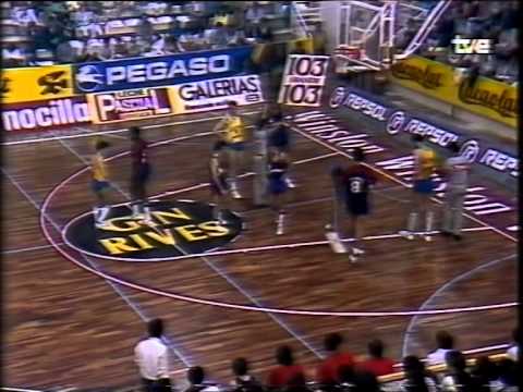 Cacaolat Granollers - FC Barcelona (Liga ACB 1986/87)