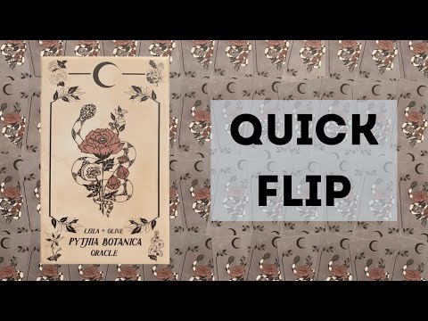 Pythia Botanica Oracle Quick Flip