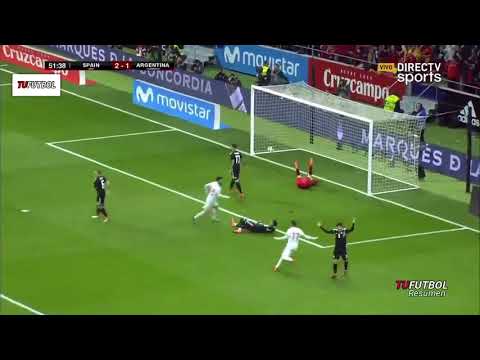 ESPAÑA VS ARGENTINA 6 1 │27 03 2018│ RESUMEN COMPLETO RELATO PABLO GIRALT HD ⚽