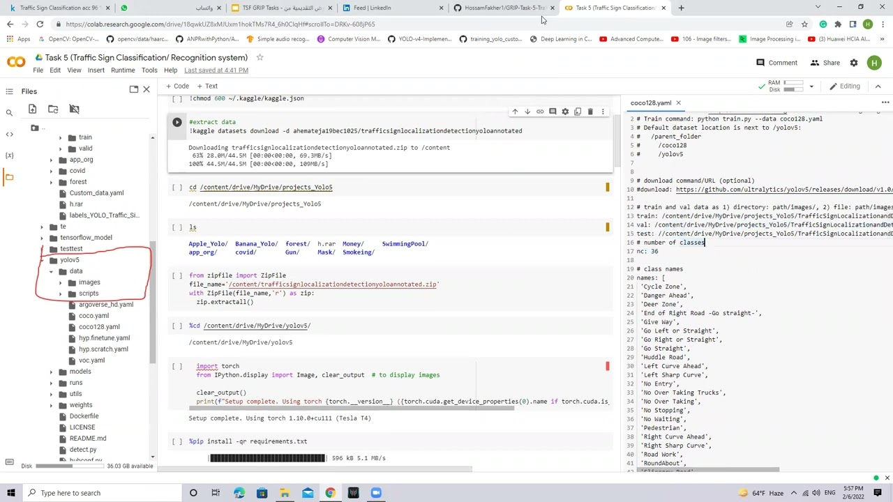Traffic Sign Classification Recognition system