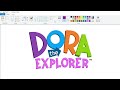 How To Draw A Dora The Explorer Logo Using MS Paint How To Draw On Your Computer