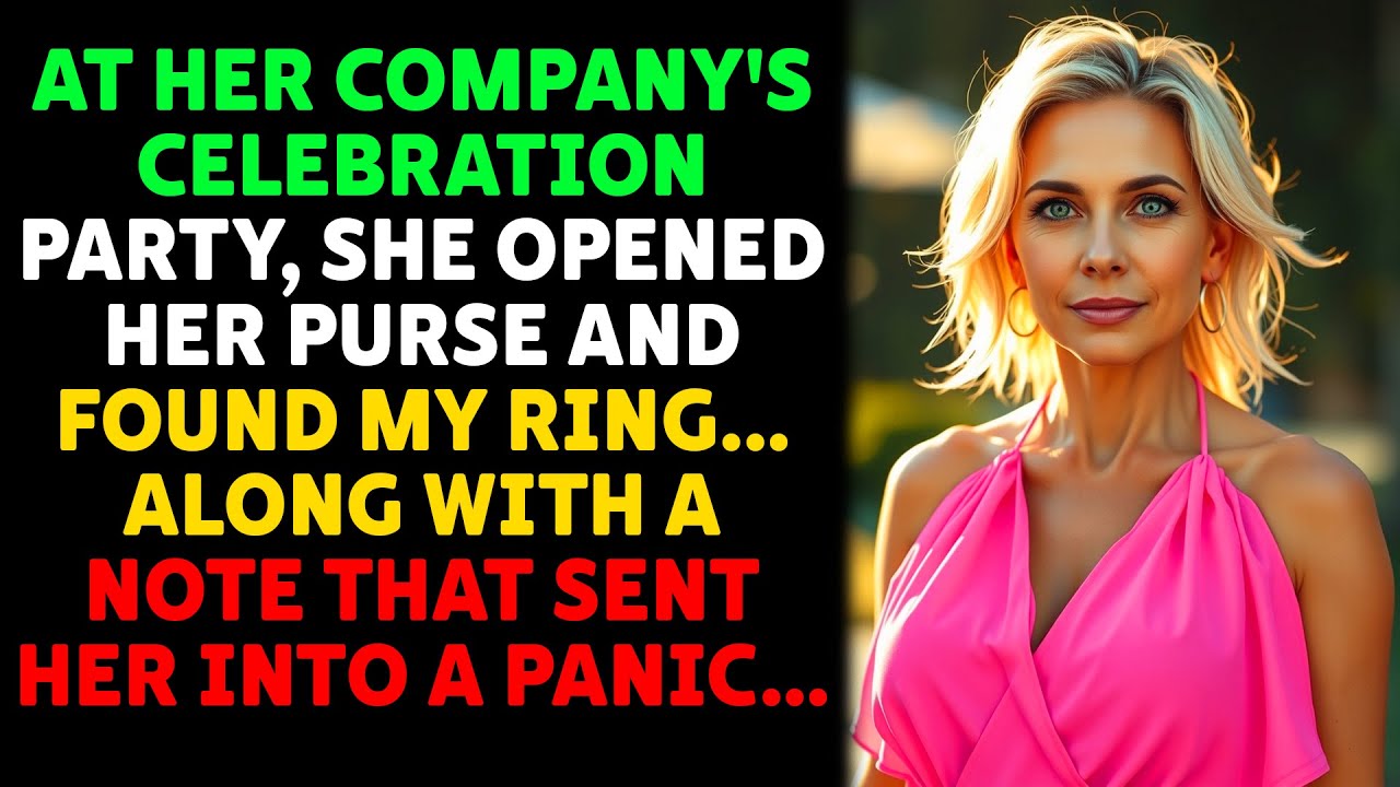 At Her Company's Celebration Party, She Opened Her Purse and Found My Ring | Betrayal Reddit Stories