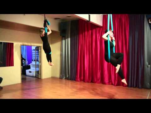 Ophidia Studio Winter Showcase 2014 Aerial Hammock Duet