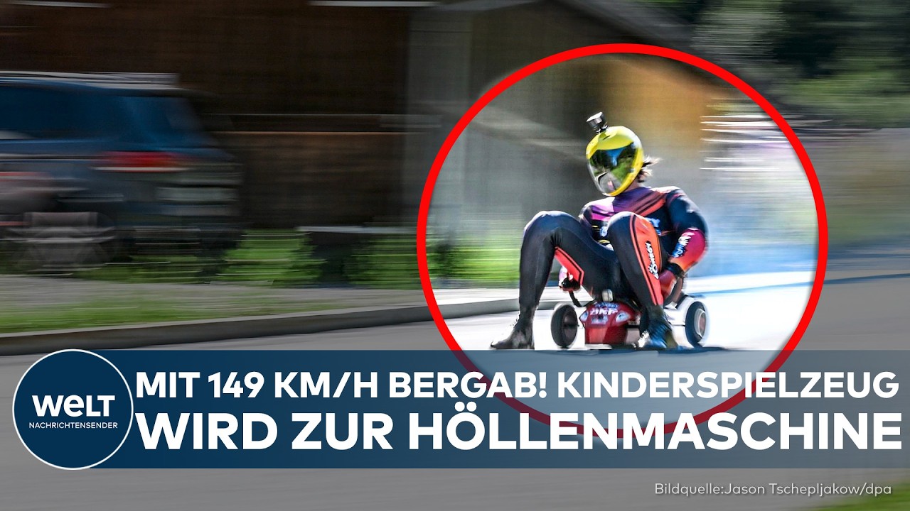 WAHNSINNIGER REKORD: Marcel Paul rast mit 149 km/h bergab! „All in! Ich habe nichts mehr gesehen“