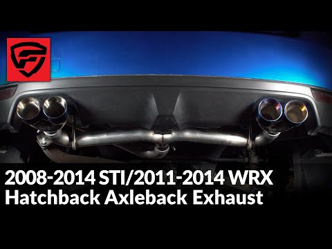 FactionFab 08-14 STI / 11-14 WRX Hatchback Axle Back Install
