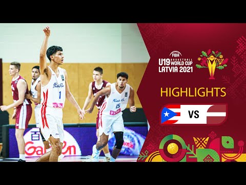Puerto Rico - Latvia | Full Highlights - FIBA U19 Basketball World Cup 2021