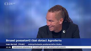 Brusel pozastavil část dotací Agrofertu a duel Ivana Bartoše/Piráti/se