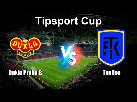 Dukla Praha B vs Teplice Live Score Czech Tipsport Cup