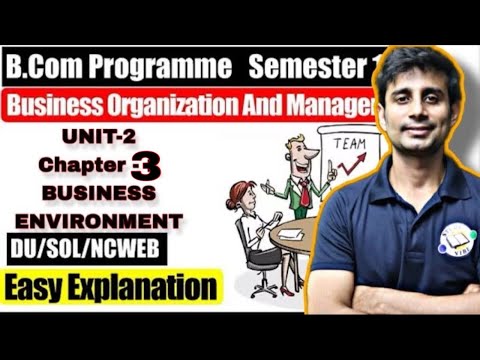 BUSSINES ORGANISATION AND MANAGEMENT | DU/SOL/NCWEB |UNIT-2 l CHPATER - 1 #du#sol