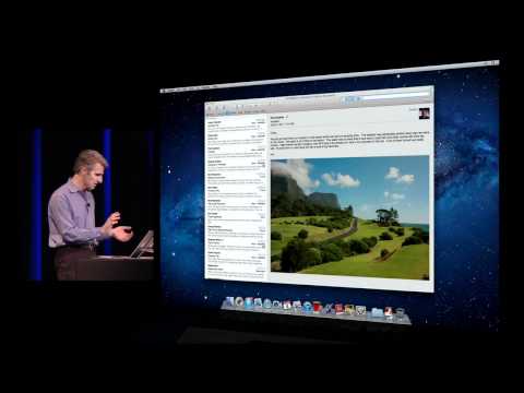 Apple OSX Lion - Mail - Demo - 2011 WWDC Keynote