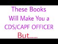Best Books For CDS CAPF 2023 Booklist For CDS CAPF AC Exam