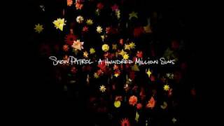 The sunlight through the flags- snow patrol