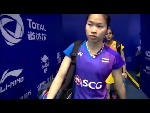 TOTAL BWF Thomas & Uber Cup Finals 2016 | Badminton QF-Uber Cup-THA vs IND