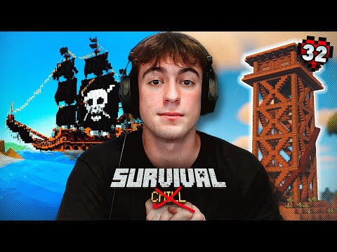 UNA TORRE di VEDETTA ENORME e PIRATI!! RITORNO della MINECRAFT SURVIVAL CHILL EP.32