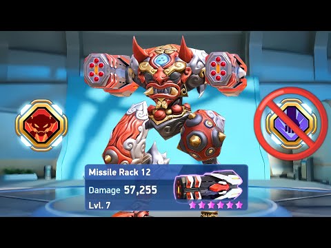 Tengu with Missile Rack 12 - Mech Arena