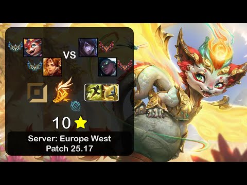 Smolder ADC + Leona vs Aphelios + Senna - EUW Challenger - Patch 25.17