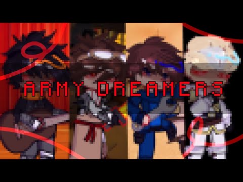 [★] " 𝗔𝗥𝗠𝗬 𝗗𝗥𝗘𝗔𝗠𝗘𝗥𝗦 " || Ninjago gacha [🥋☯️] || Angst ‼️ || Ft. Zane, Kai, Jay, Cole