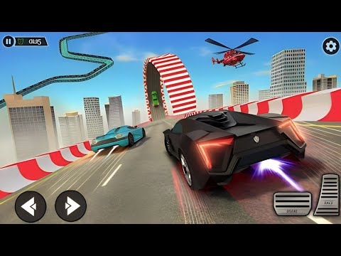 Impossible Stunt Car Tracks 3D: Green Car Driving Stunts Level 9- Android GamePlay 2023 part -9