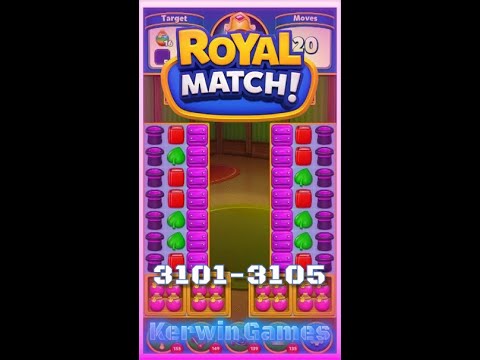 Royal Match Level 3101 3102 3103 3104 3105 - No Boosters Gameplay
