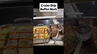The one plate rule... #cruisefood #cruisetips #cruiselife #cruisevlog