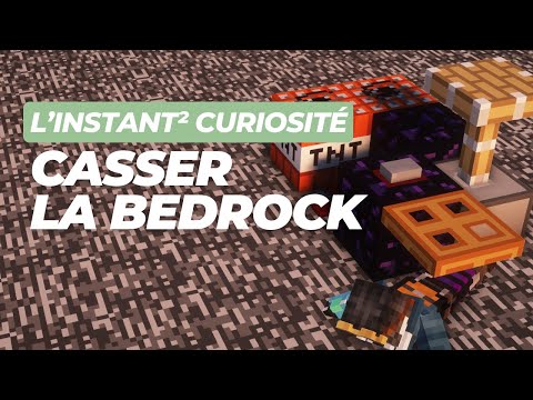 👁️ L'instant² Curiosité | Comment casser la bedrock en survie | JAVA  & BEDROCK | 1.13 - 1.16+