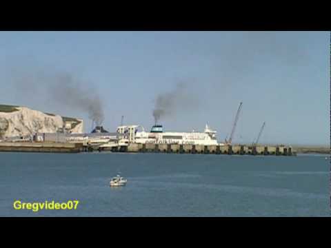 Dover UK. Sun, sea and smog