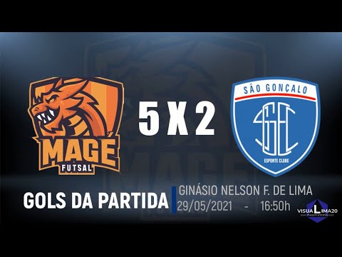 J2 R2 MAGÉ FUTSAL 5 X 2 SÃO GONÇALO - -GOLS DA PARTIDA