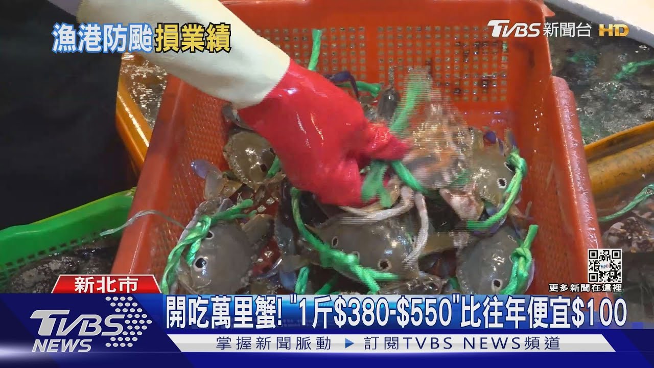 防颱風雨! 龜吼漁港海鮮俗賣、船隻進港綁牢